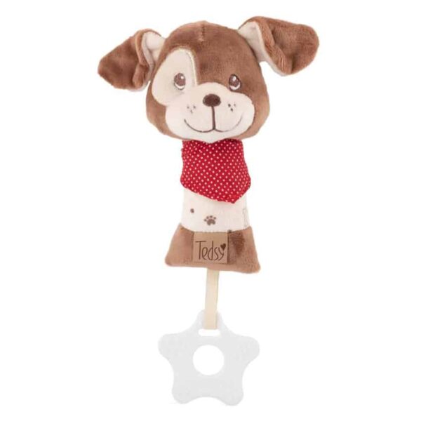 Κουδουνίστρα και μασητικό Amek Toys Dog Dixie