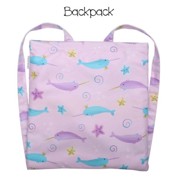 Πετσέτα Παραλίας Backpack FlapJackKids Narwhal/Starfish