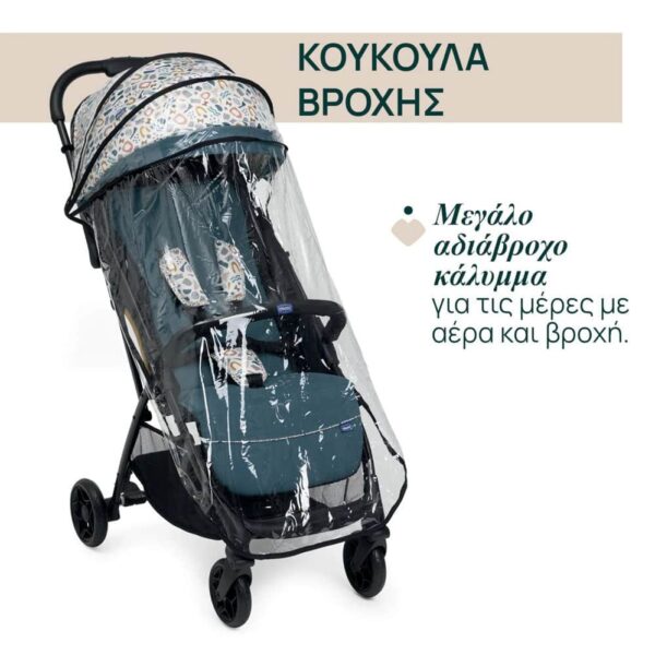 Καρότσι Βόλτας Με Αυτόματο Κλείσιμο Chicco Glee Joyful Teal
