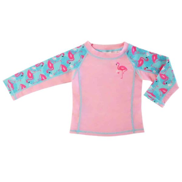 Αντιηλιακό Μπλουζάκι UPF50+ Zoocchini Franny the Flamingo