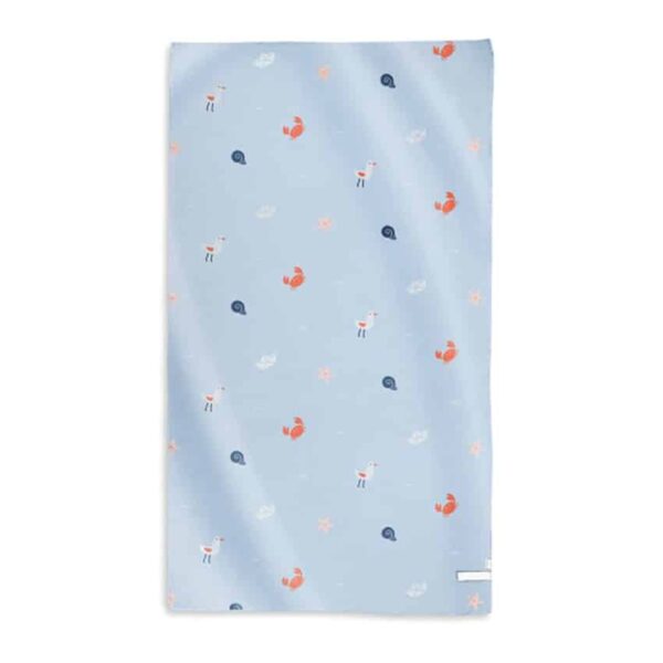 Πετσέτα Παραλίας 90x160εκ Saro Microfiber Sailors