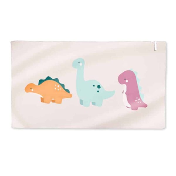 Πετσέτα Παραλίας 90x160εκ Saro Microfiber Happy Dinos