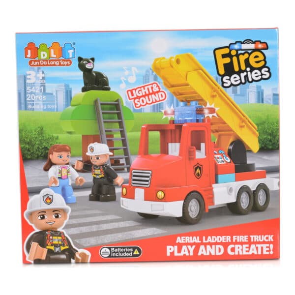 Εκπαιδευτικά τουβλάκια 20τμχ JDLT Fire 5421 - Image 2