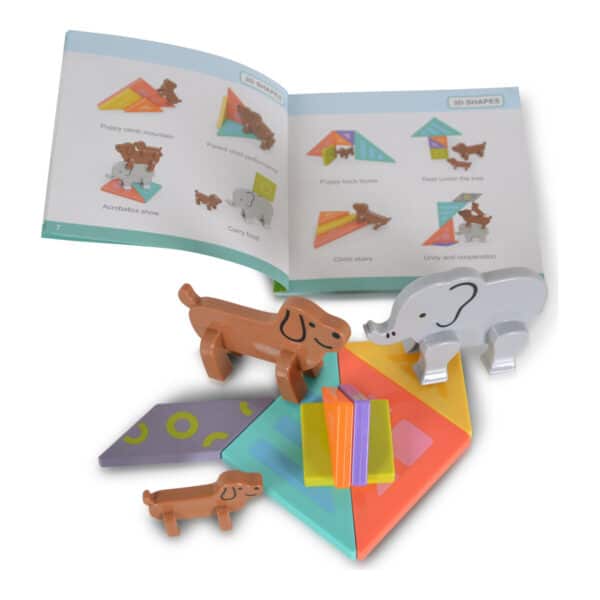 Εκπαιδευτικό Πάλζ Hola Magnetic Animal Tangram E7982 - Image 2