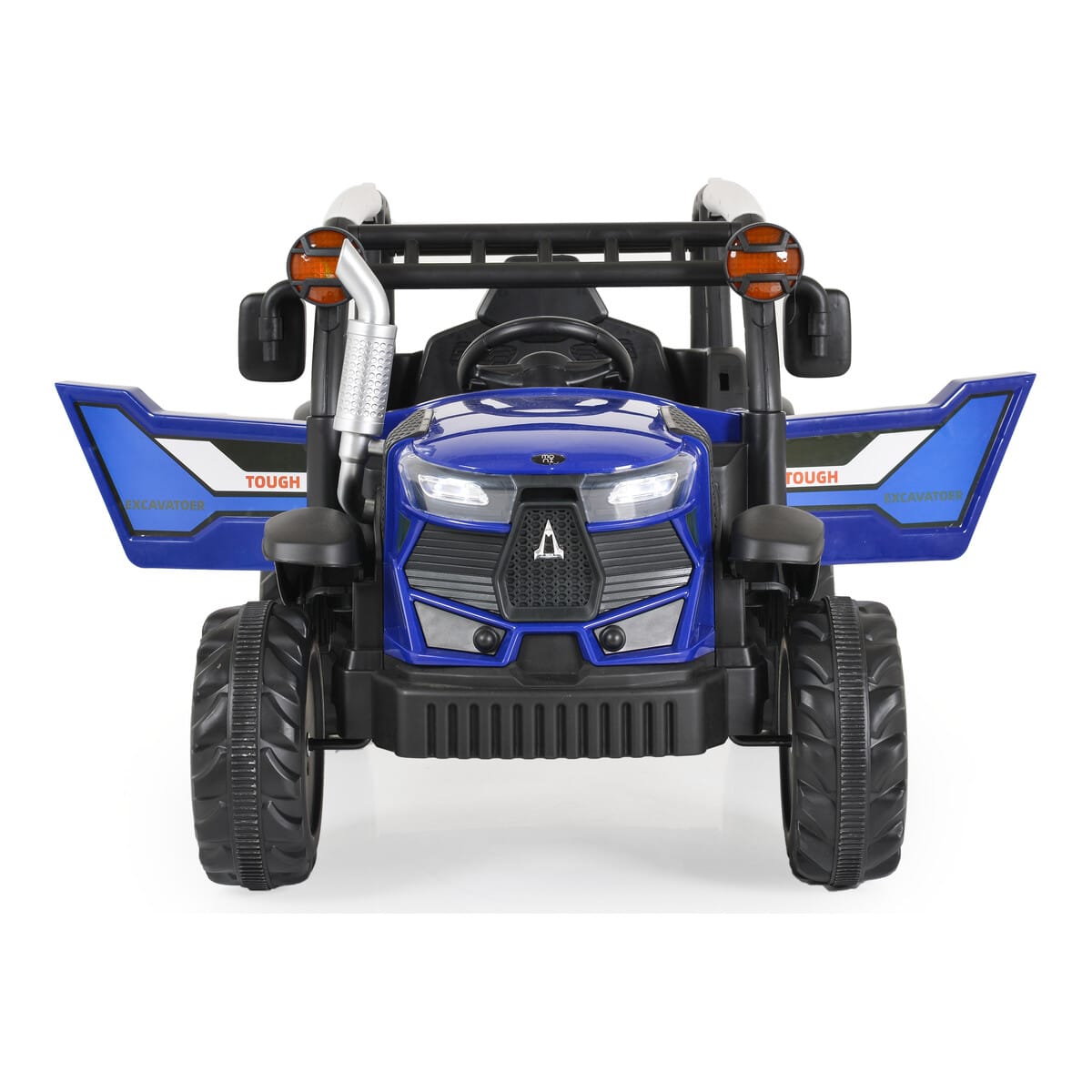 Ηλεκτροκίνητο Τρακτέρ 12V Moni Harvest Blue - Image 2