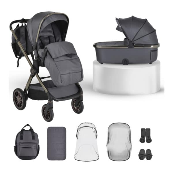 Βρεφικό Πολυκαρότσι 2 σε 1 Cangaroo iClick Gray