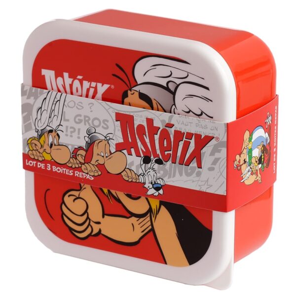 Σετ φαγητοδοχεία 3τμχ Puckator M/L/XL Asterix Obelix Idefix
