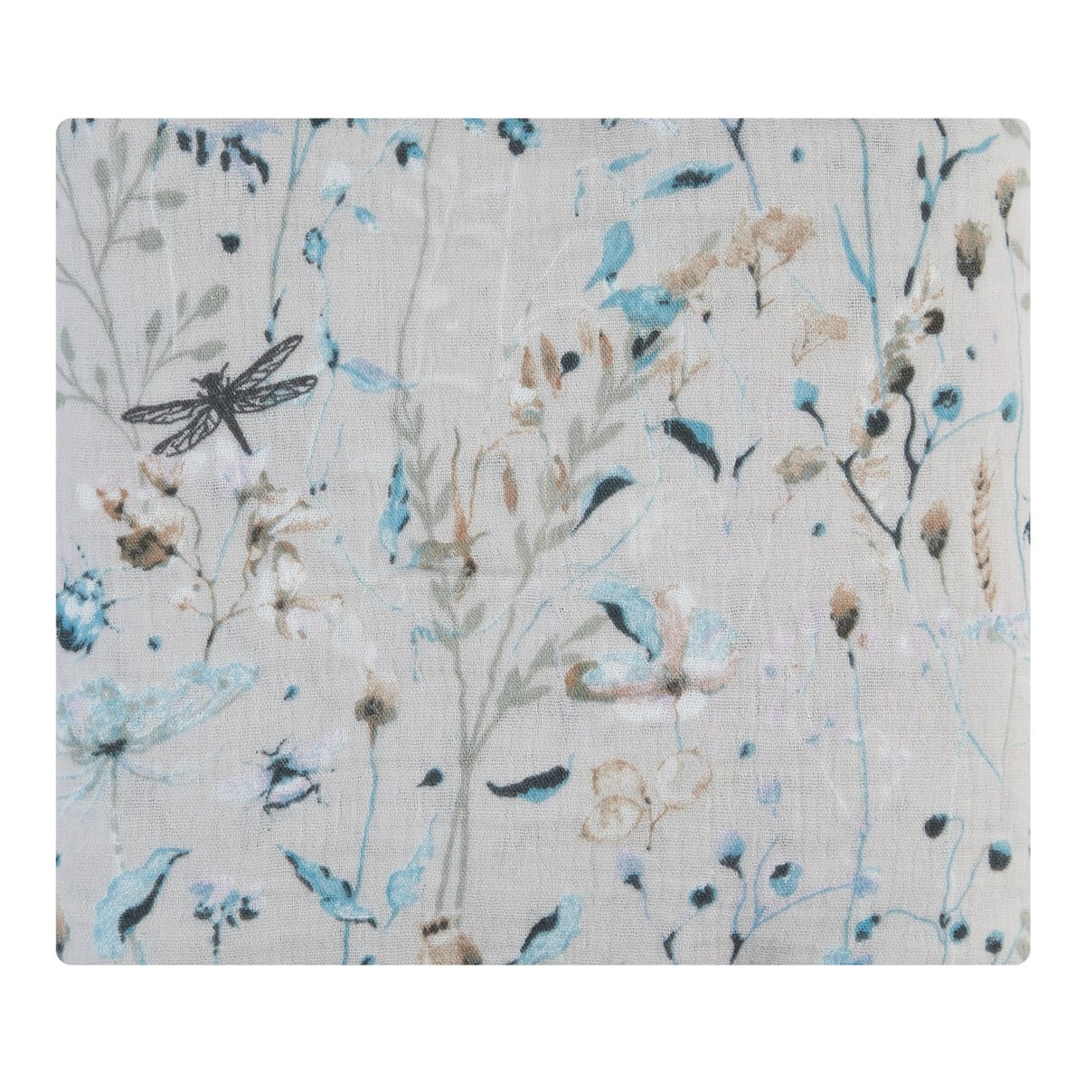 Κουβέρτα Αγκαλιάς Mουσελίνα 100x100εκ Kikka Boo Dreamy Fields Grey - Image 2