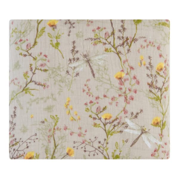 Alternative view of Κουβέρτα Αγκαλιάς Mουσελίνα 100x100εκ Kikka Boo Secret Garden Beige