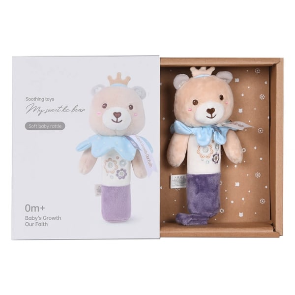 Alternative view of Μαλακή Κουδουνίστρα Bebe Stars Teddy Flower Rattle