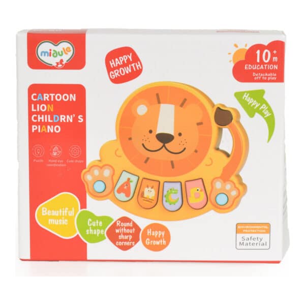 Παιδικό Μουσικό Πιάνο Moni Box Lion 368-1 - Image 3