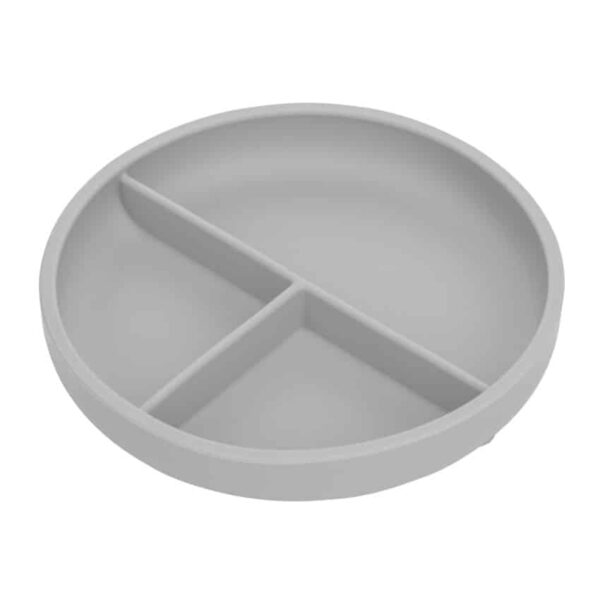 Πιάτο Σιλικόνης Με Χωρίσματα FreeOn Grey