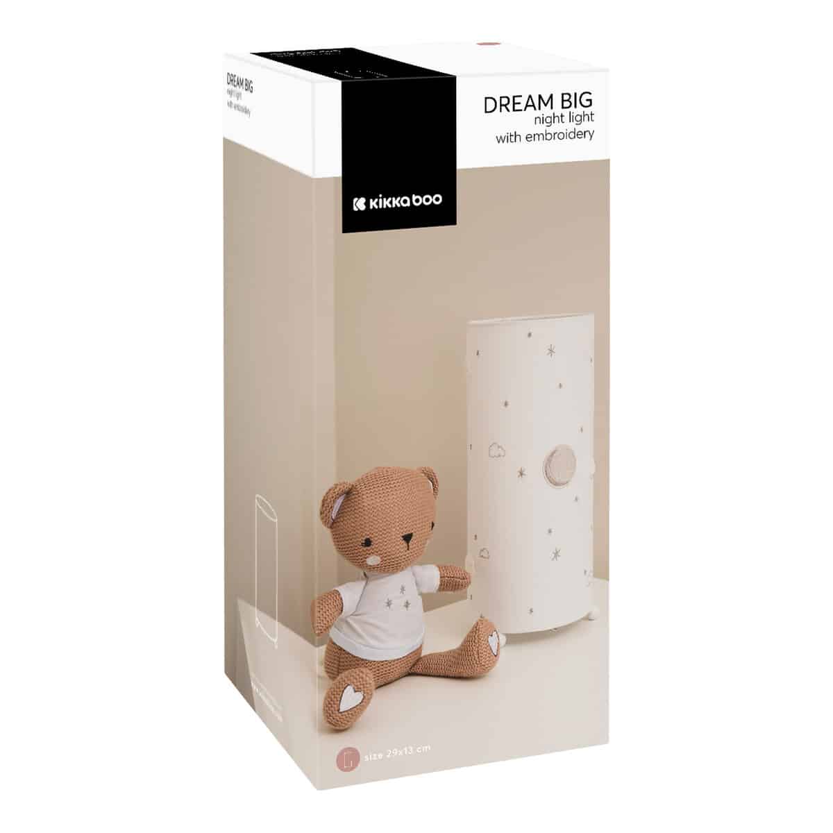 Επιτραπέζιο Φωτάκι Νυκτός Kikka Boo Dream Big Beige - Image 4