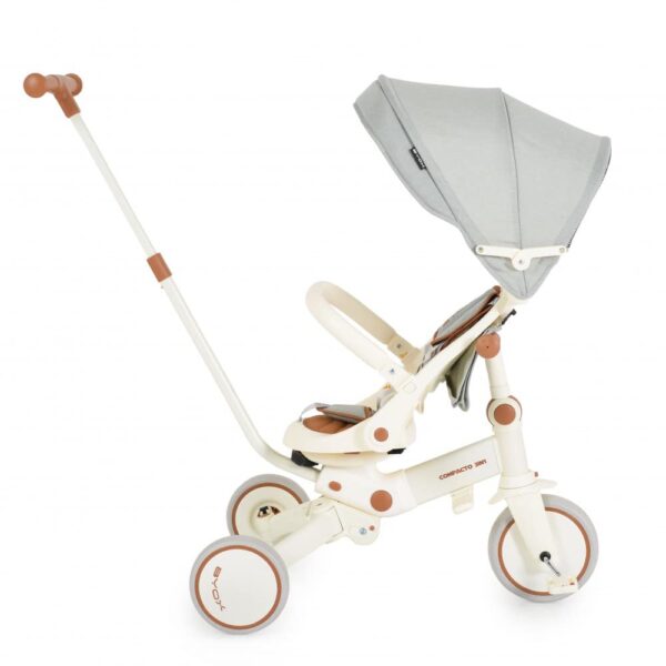 Τρίκυκλο ποδήλατο Byox Compacto 3in1 Beige - Image 3