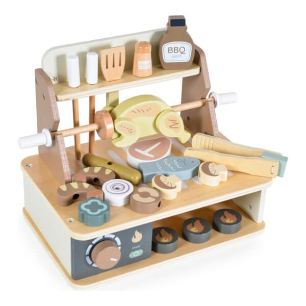 Ξύλινο Παιχνίδι Σετ Barbecue Moni Toys 24070