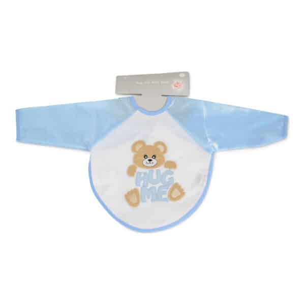 Σαλιάρα με μανίκια Cangaroo Hug Me Little Bear Blue 7666