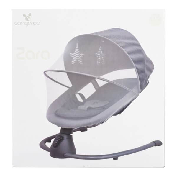 Ηλεκτρική Κούνια-Ρηλάξ Cangaroo Zara Light Grey - Image 2