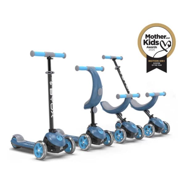 Αναδιπλούμενο Πολυλειτουργικό Scooter 4 σε 1 Byox Motion Blue