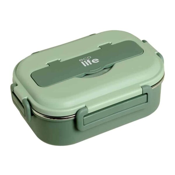 Φαγητοδοχείο 3 Θέσεων 1Lt Ecolife Πράσινο