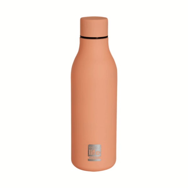 Ανοξείδωτο Μπουκάλι Θερμός 550ml Ecolife Peach