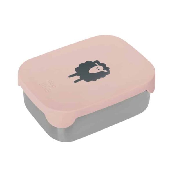 Ανοξείδωτο Φαγητοδοχείο Με Χώρισμα 800ml Ecolife Sheep