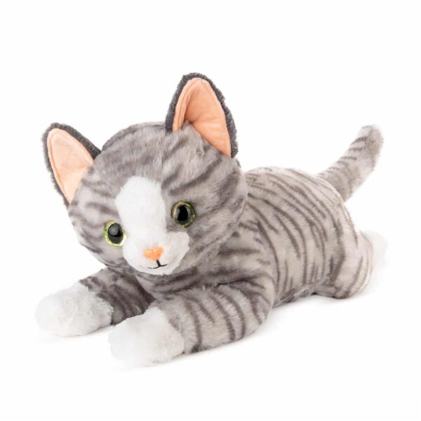 Γατούλα με ήχο 50εκ Amek Toys Cat Grey New