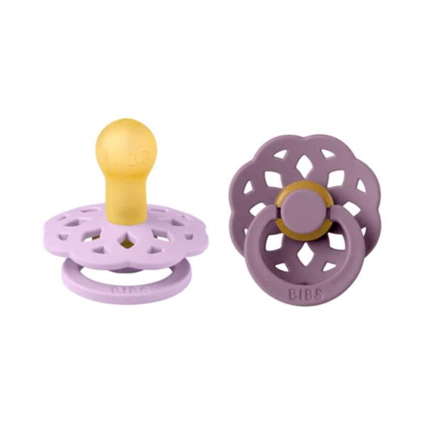 Πιπίλες Καουτσούκ 0-6M 2τμχ Bibs Boheme Violet Sky Mauve