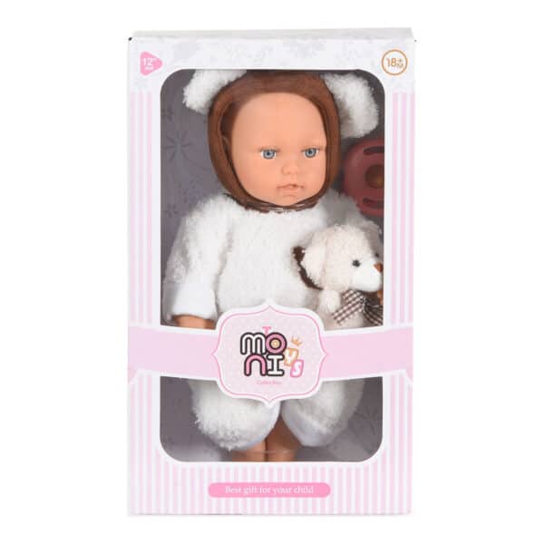 Κούκλα 30εκ Moni Toys Bear & Baby Bear LS1255-1