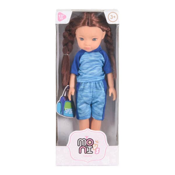 Κούκλα 33εκ Moni Toys Pretty Doll Sport LS1301