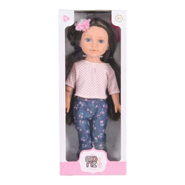 Κούκλα 46εκ Moni Toys Pretty Girl Soft Body LS1824-1
