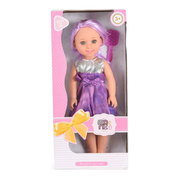 Κούκλα 38εκ Moni Toys Fairy Doll Purple LS1502