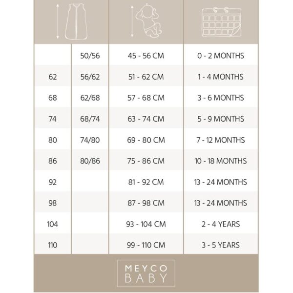 Υπνόσακος 0 - 2.5 ετών Meyco Animal Multicolour