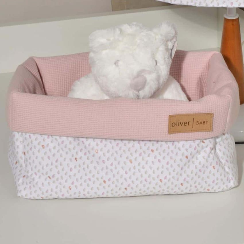 Βρεφικό Καλάθι Αποθήκευσης Διπλής Όψης Baby Oliver 402 Σάπιο Μήλο