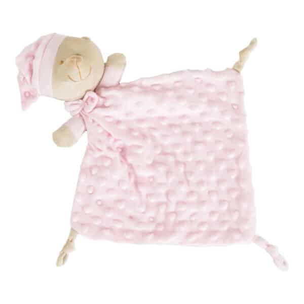 Πανάκι Παρηγοριάς 25x25cm Cangaroo Bennie Toy Pink