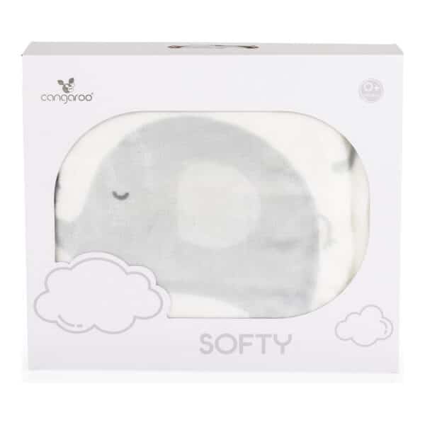 Bρεφική Κουβέρτα 110x140εκ Cangaroo Softy Wish Upon A Star White