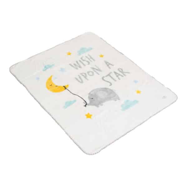 Alternative view of Bρεφική Κουβέρτα 110x140εκ Cangaroo Softy Wish Upon A Star White