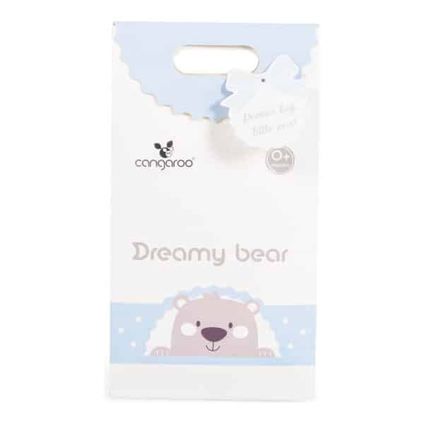 Bρεφική Κουβέρτα Αγκαλιάς 75x100εκ Cangaroo Softy Dreamy Bear Blue