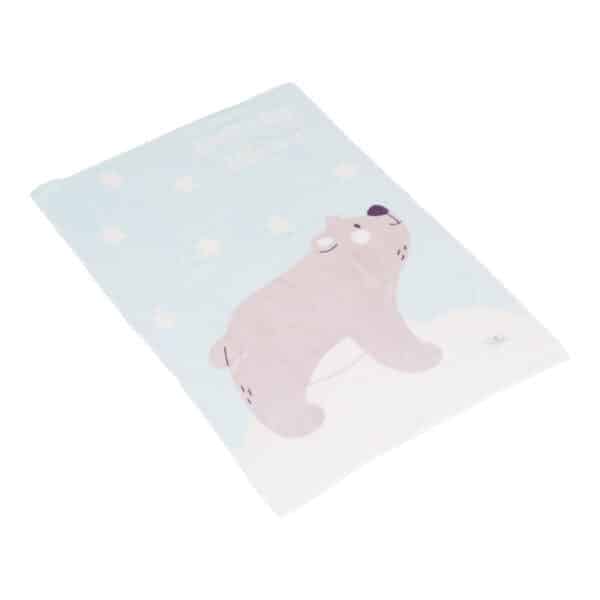 Alternative view of Bρεφική Κουβέρτα Αγκαλιάς 75x100εκ Cangaroo Softy Dreamy Bear Blue