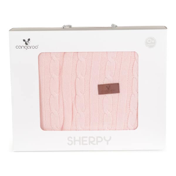 Παιδική Κουβέρτα Αγκαλιάς 75x100cm Cangaroo Sherpy Pink