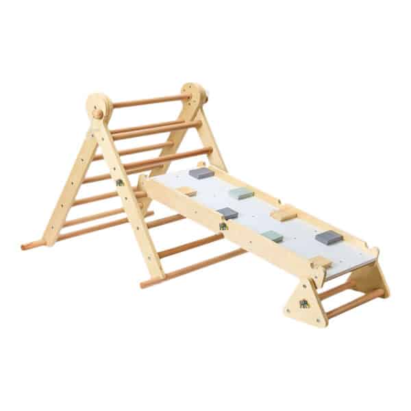 Ξύλινο Παιχνίδι Αναρρίχησης 3 σε 1 Moni Toys Montessori Με Ράμπα PH13G026