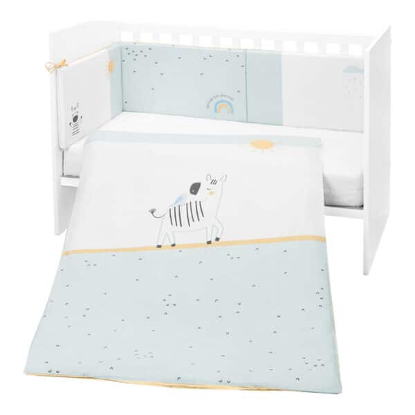 Σετ Κούνιας 2τμχ 60x120εκ Kikka Boo Stripy Friends