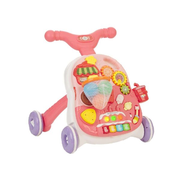 Περπατούρα 2 σε 1 Kikka Boo Candy Party Pink - Image 2
