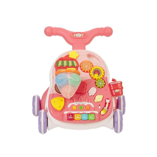 Περπατούρα 2 σε 1 Kikka Boo Candy Party Pink - Image 3