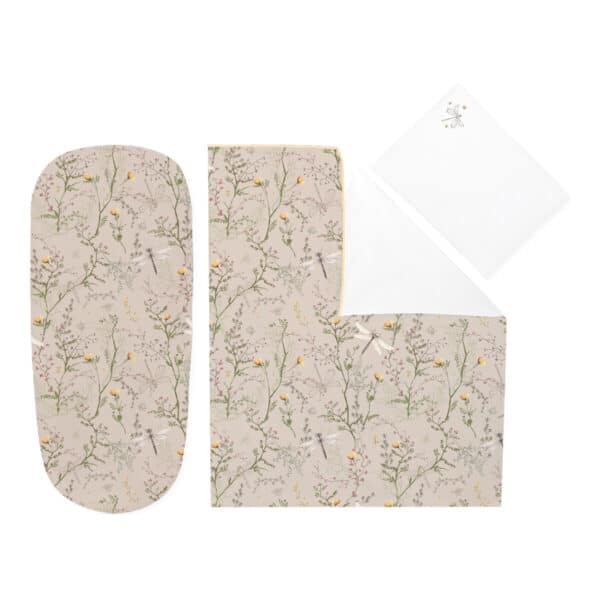 Σετ Προίκας για Καλαθούνα 6τμχ Kikka Boo Secret Garden Beige