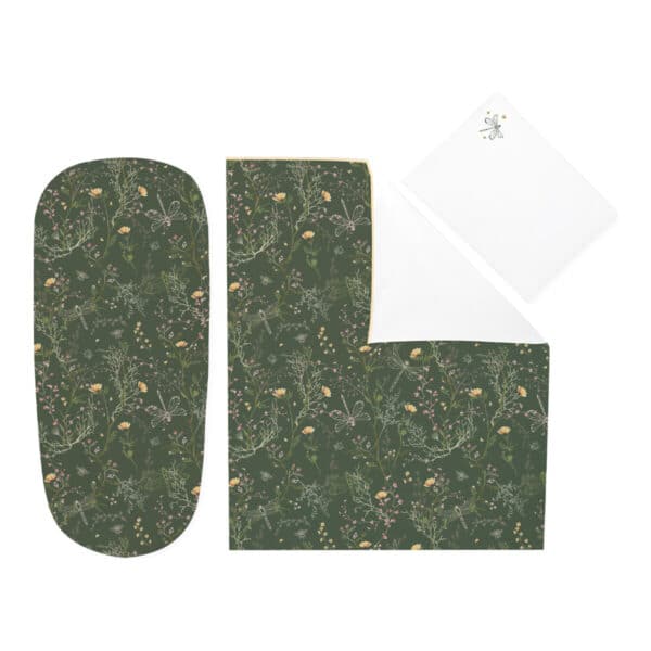 Σετ Προίκας για Καλαθούνα 6τμχ Kikka Boo Secret Garden Green