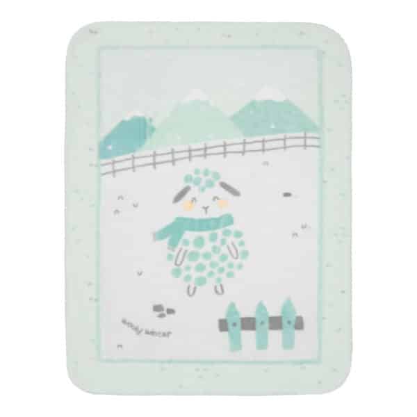 Μαλακή Κουβέρτα Κούνιας 110x140εκ Kikka Boo Sleepy Sheep