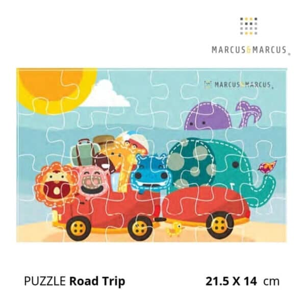 Πάζλ με ζωάκια Marcus&Marcus Road Trip