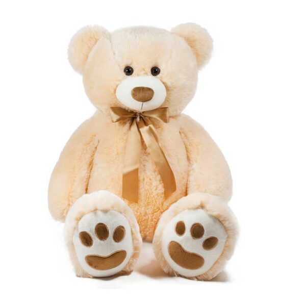 Αρκουδάκι με κορδέλα 100εκ Amek Toys Brown