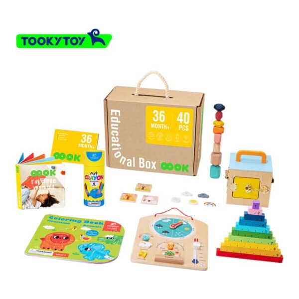 Ξύλινο Εκπαιδευτικό Σετ Montessori Tooky Toy TK755