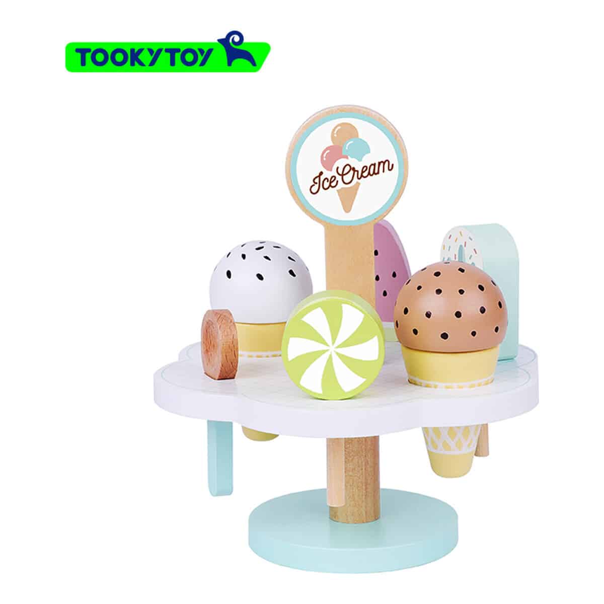 Ξύλινο Σετ Παγωτού Tooky Toy TK135
